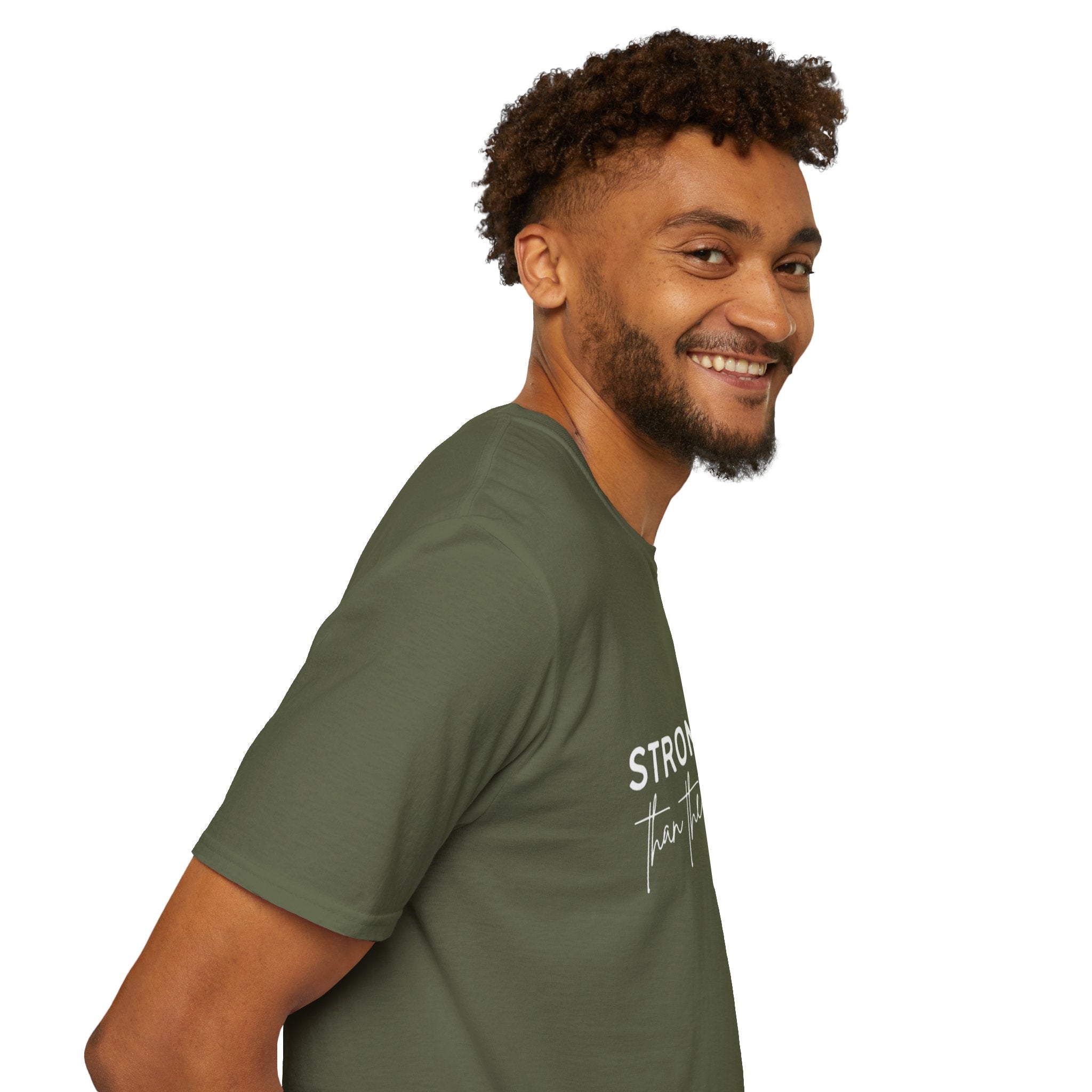 T-Shirt — "Stronger Than the Storm" Jamaica Lover Inspirational Tee