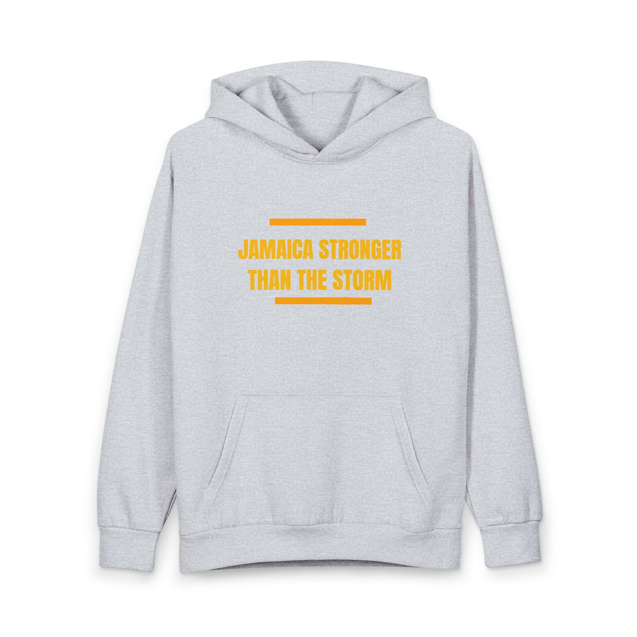 Hoodie — "Jamaica Stronger Than The Storm" Graphic Pullover