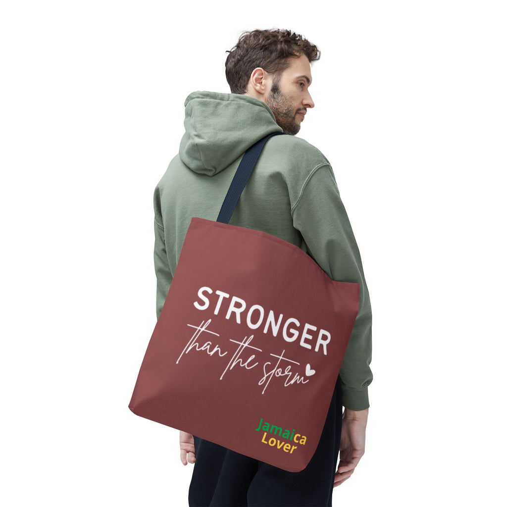 Stronger Than The Storm Jamaica Lover Tote Bag