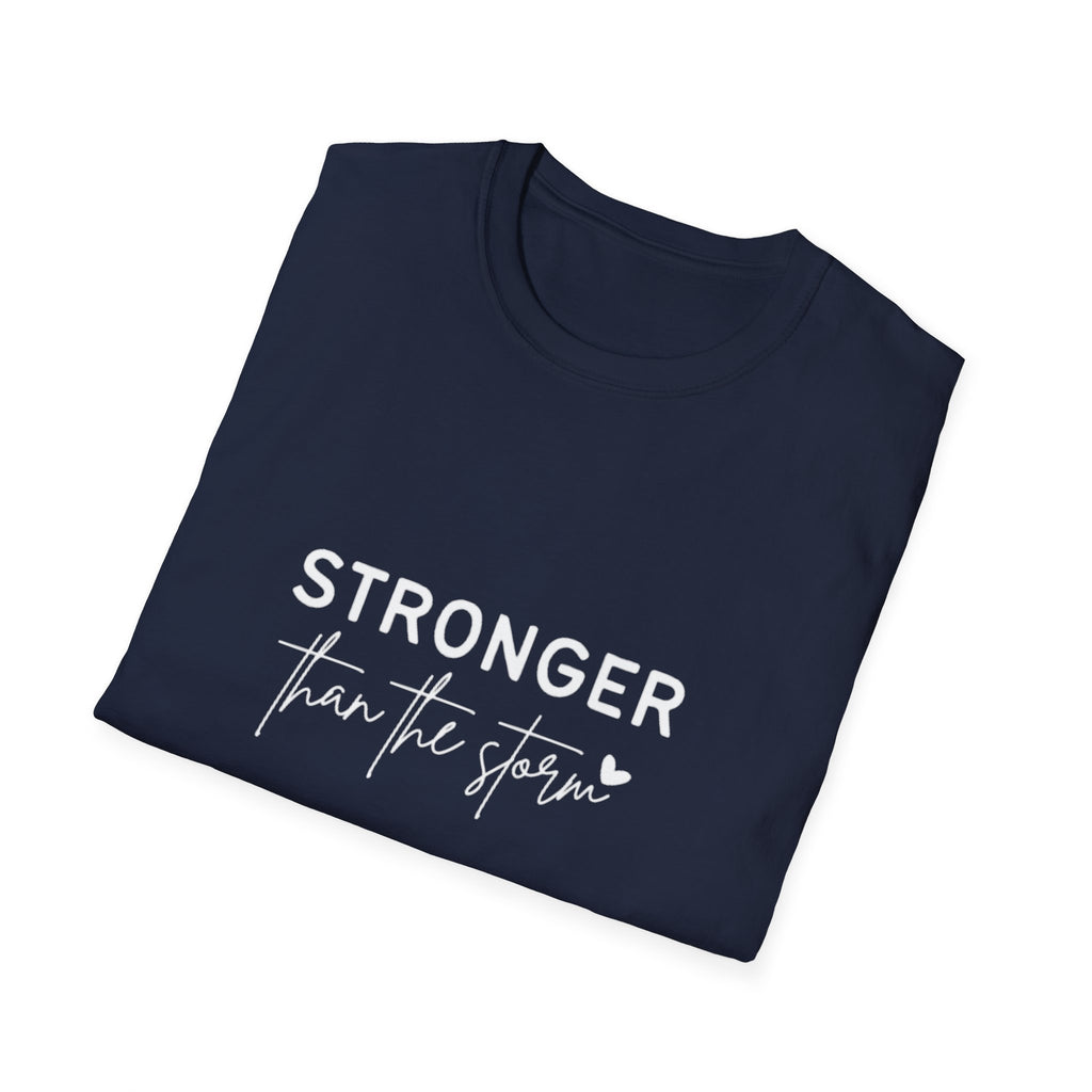 T-Shirt — "Stronger Than the Storm" Jamaica Lover Inspirational Tee