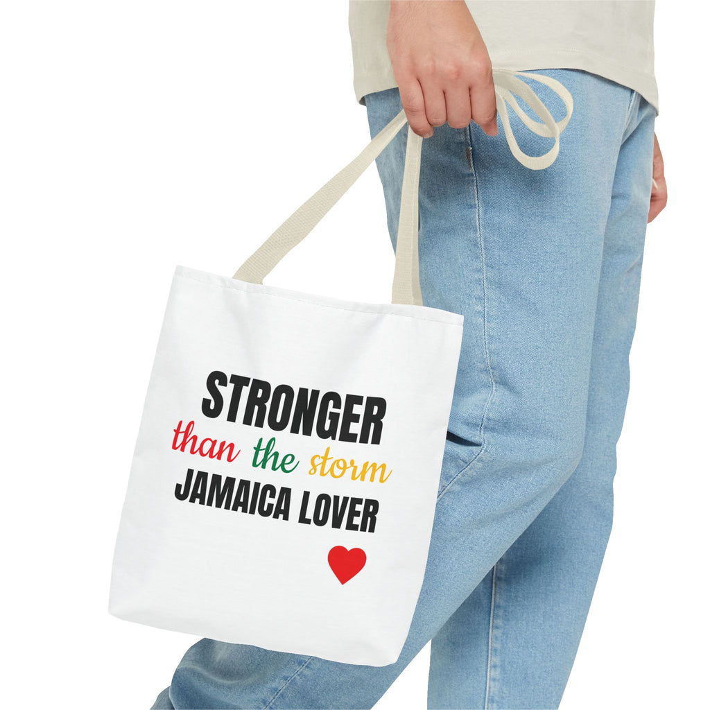 Stronger Than The Storm Jamaica Lover Tote Bag