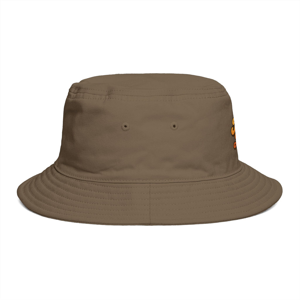 Jamaica Lover Bucket Hat — Retro Reggae Brown Beach Sun Hat
