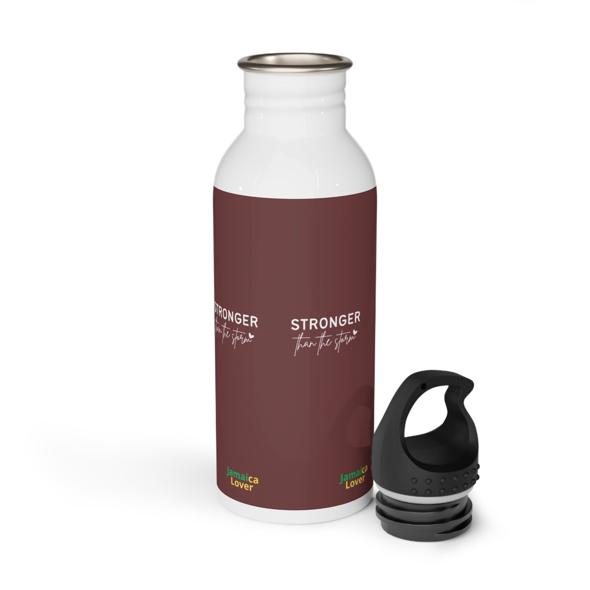 Stainless Steel Water Bottle — "Stronger from the Struggle" Inspirational Sports Bottle