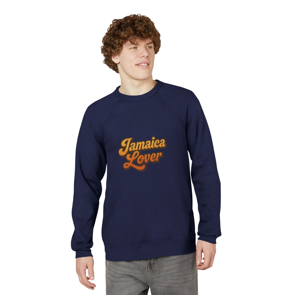Jamaica Lover Sweatshirt - Retro Script Travel & Island Vibe Pullover