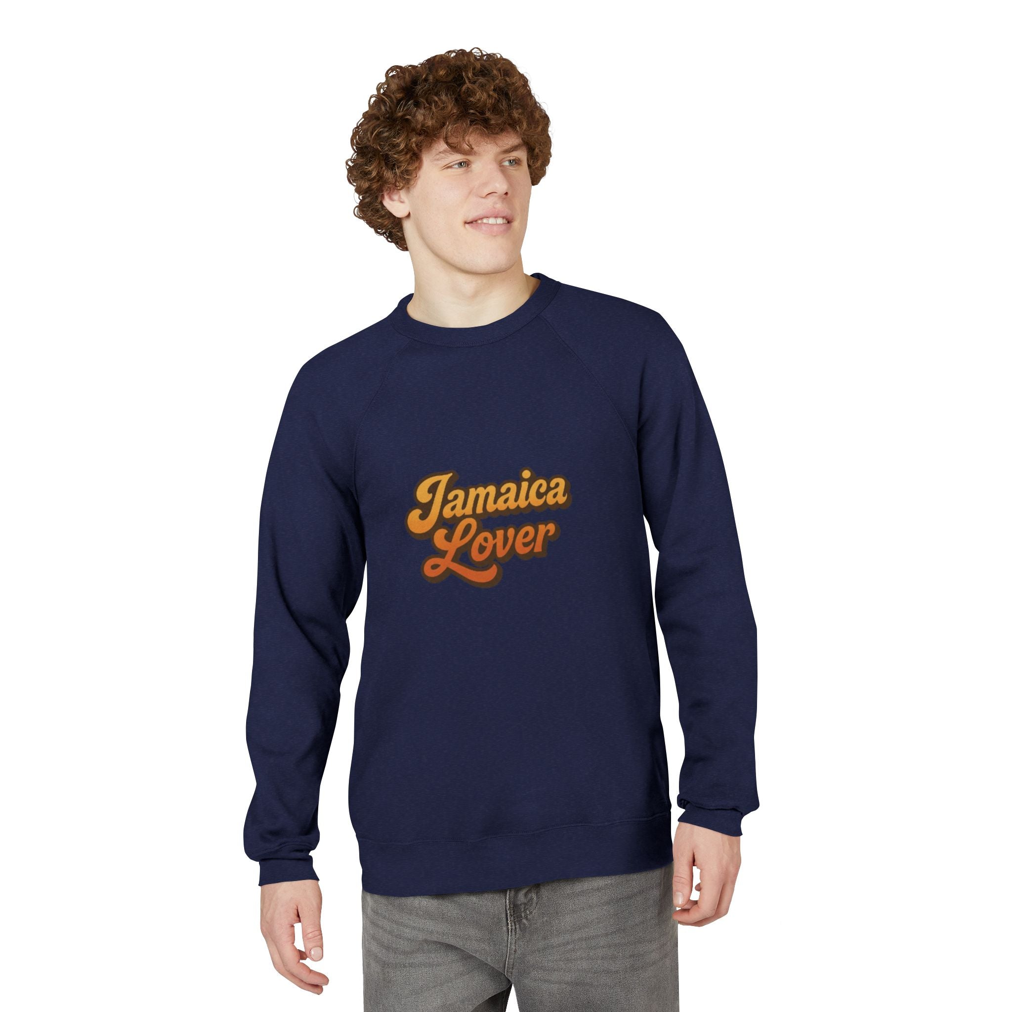 Jamaica Lover Sweatshirt - Retro Script Travel & Island Vibe Pullover