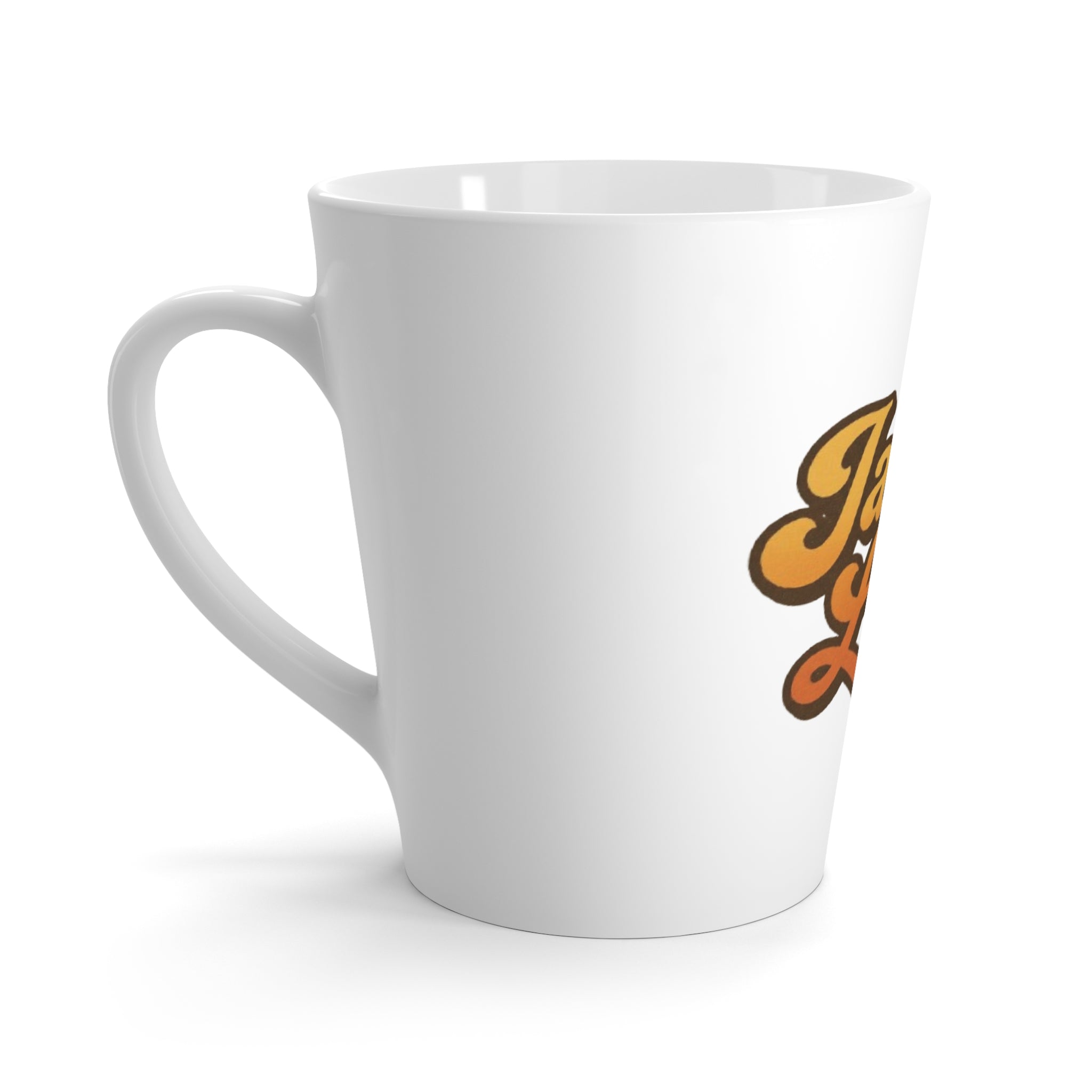 Jamaica Lover Latte Mug — Retro Script Coffee Cup for Jamaica Fans