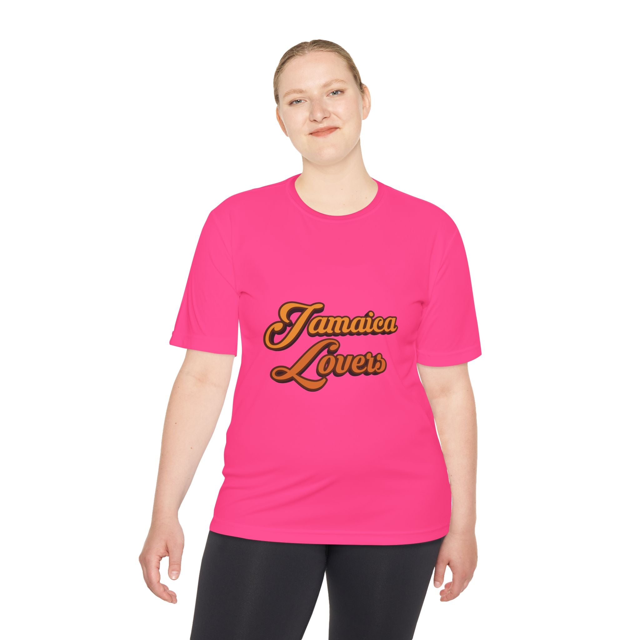 Jamaica Lovers Unisex Moisture Wicking Tee, Cool Summer Wear, Beach Shirt, Vacation Gear, Travel Apparel, Gift for Friends