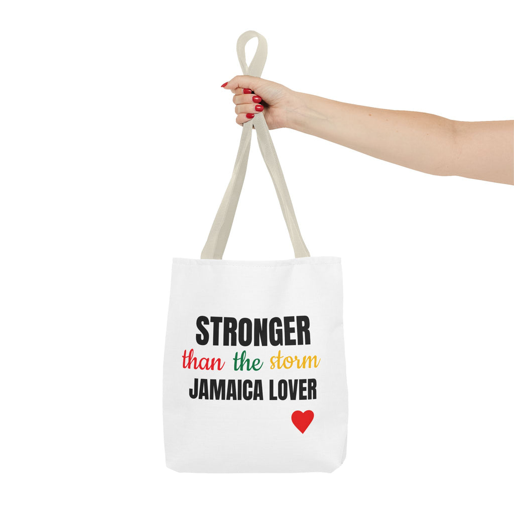 Stronger Than The Storm Jamaica Lover Tote Bag