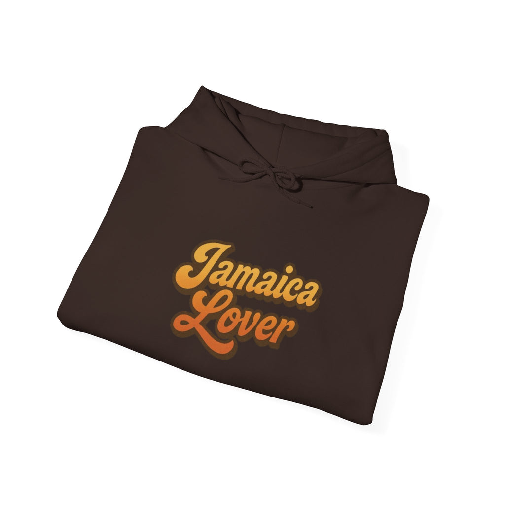 Jamaica Lover Hoodie — Retro Script Pullover for Jamaica Fans