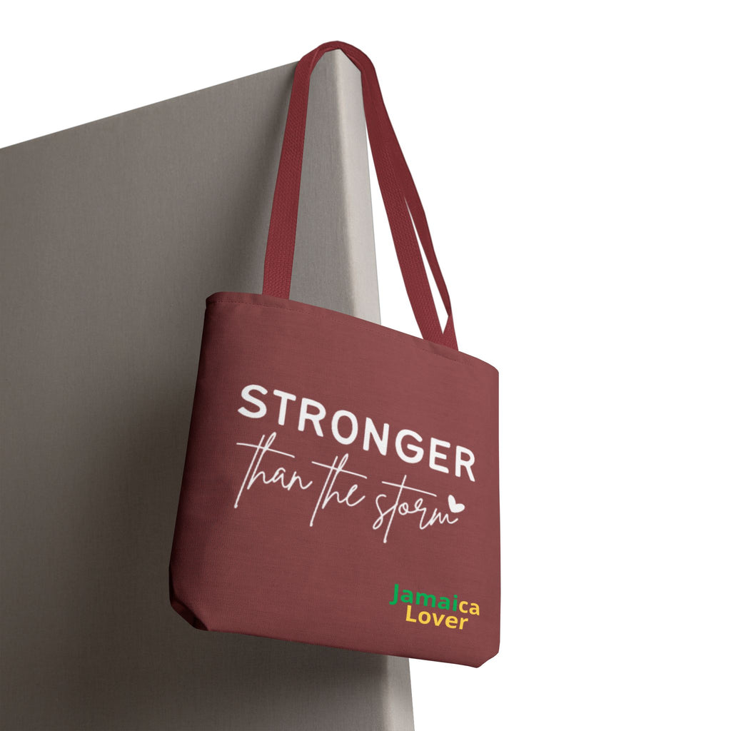 Stronger Than The Storm Jamaica Lover Tote Bag