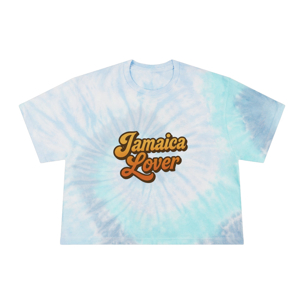 Jamaica Lover Tie-Dye Crop Tee — Women's Tropical Vacation Top