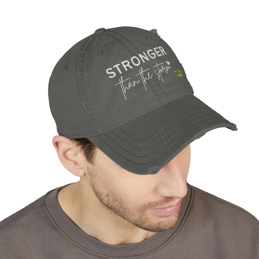 Distressed Dad Hat (Embroidery)