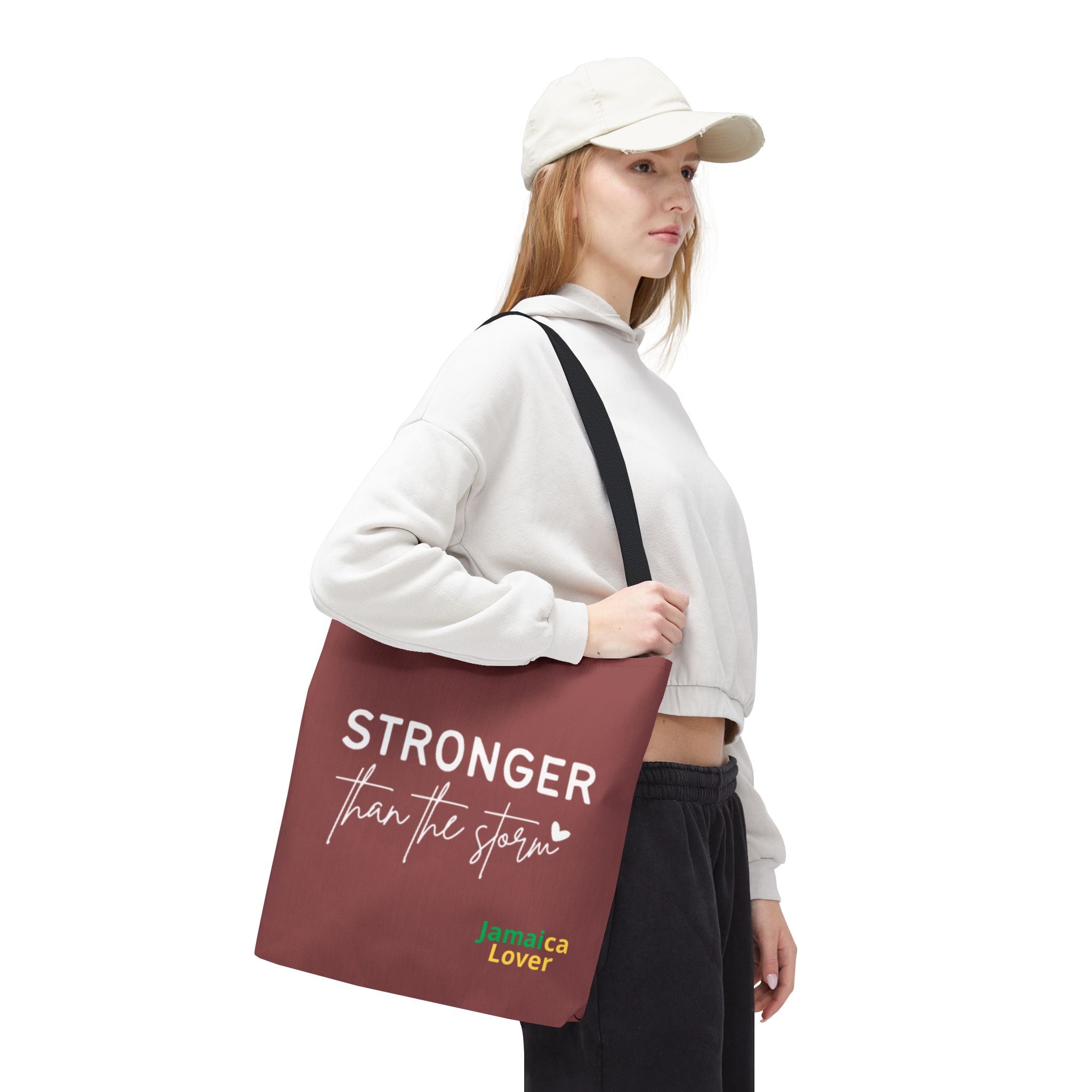 Stronger Than The Storm Jamaica Lover Tote Bag