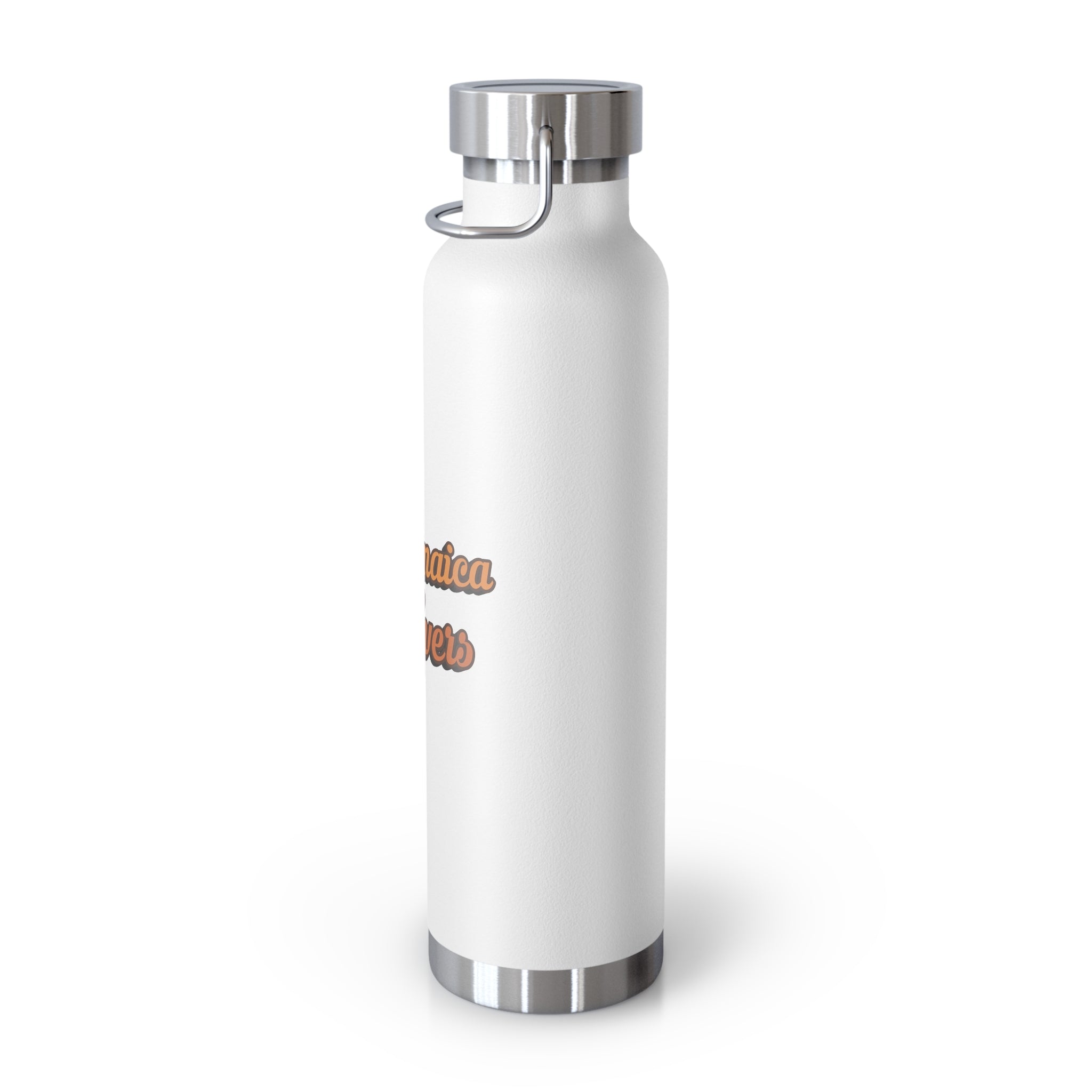 Jamaican Lovers Water Bottle, 22oz Copper Insulated Bottle, Travel Tumbler, Gifts for Friends, Hydration Bottle, Summer Vibes