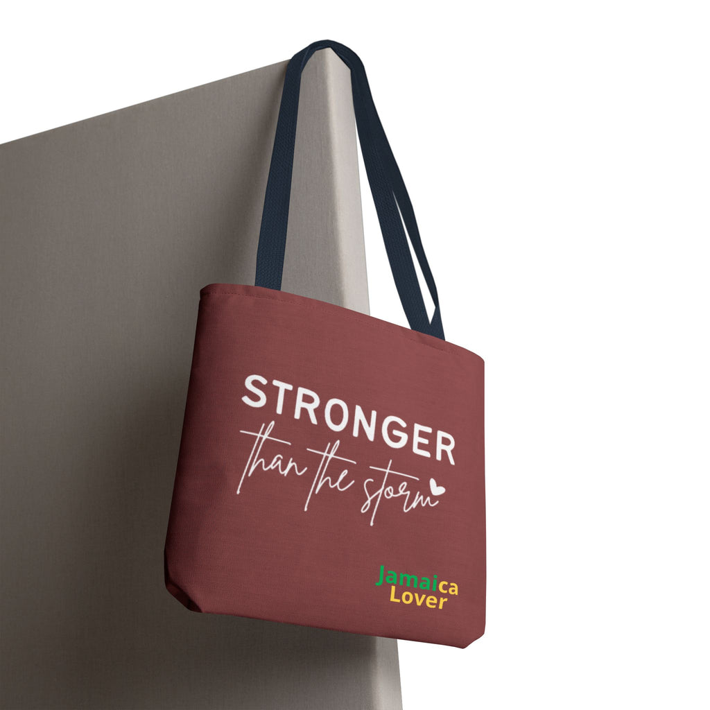 Stronger Than The Storm Jamaica Lover Tote Bag