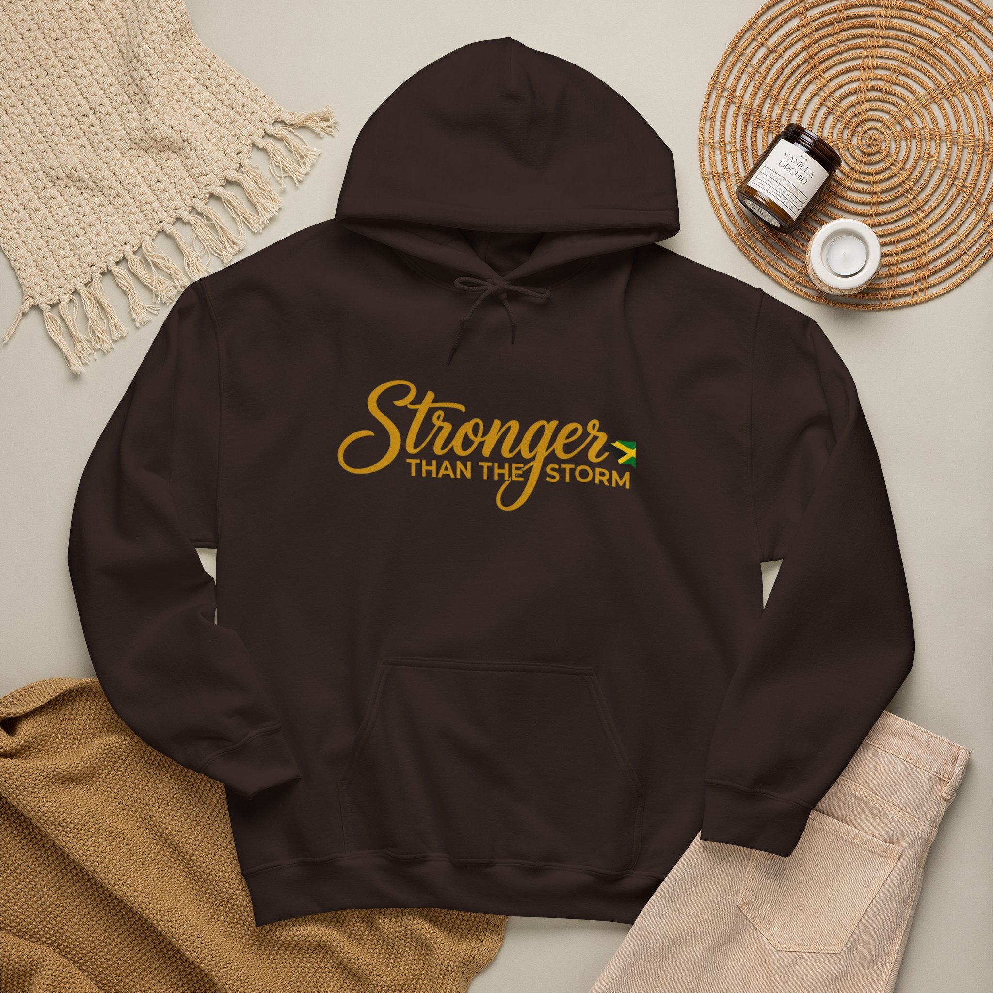 Stronger Than The Storm Hoodie – Inspirational Resilience Sweatshirt