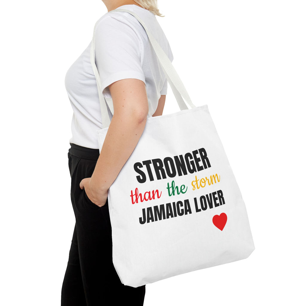 Stronger Than The Storm Jamaica Lover Tote Bag