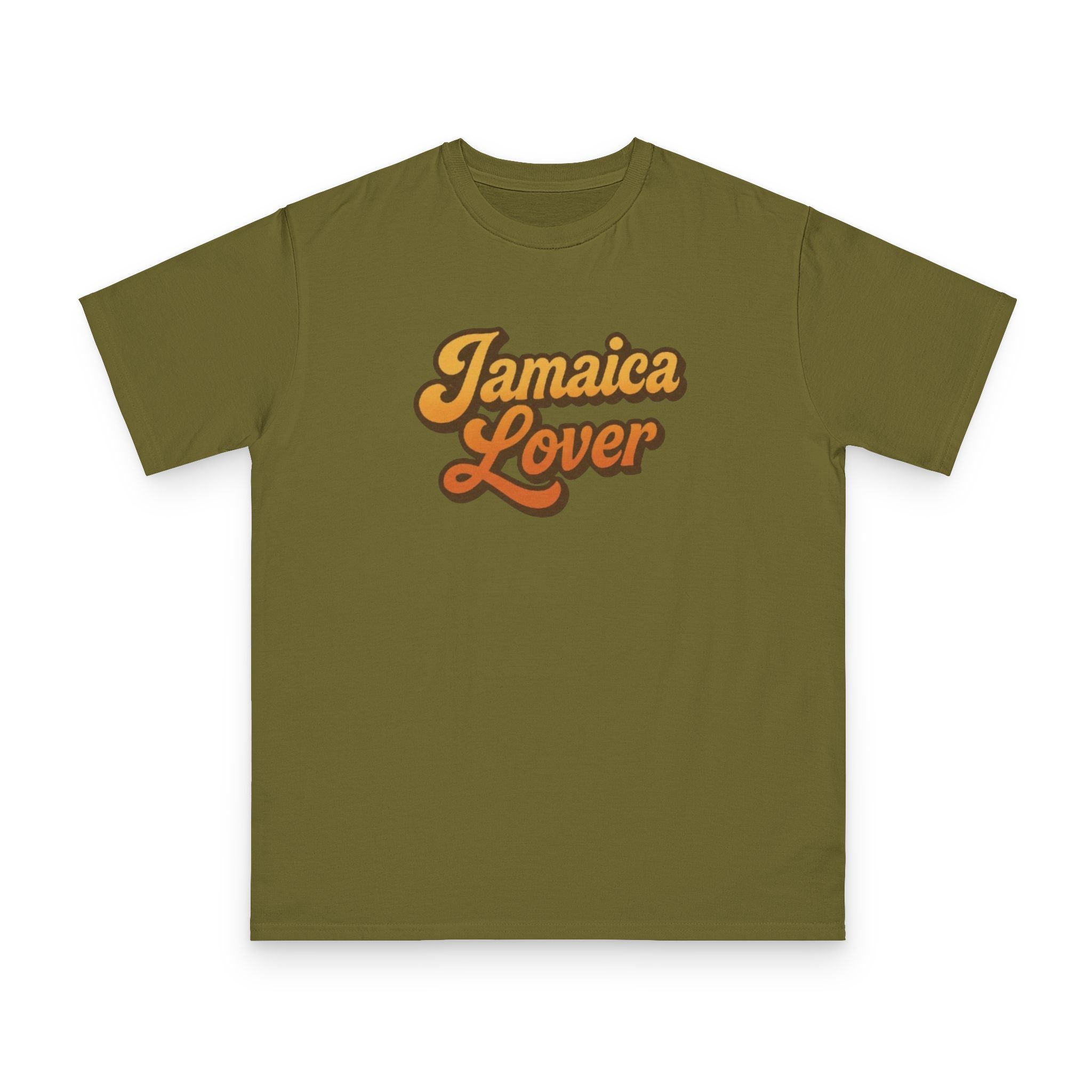Jamaica Lover T-Shirt — Retro Script Island Vacation Tee