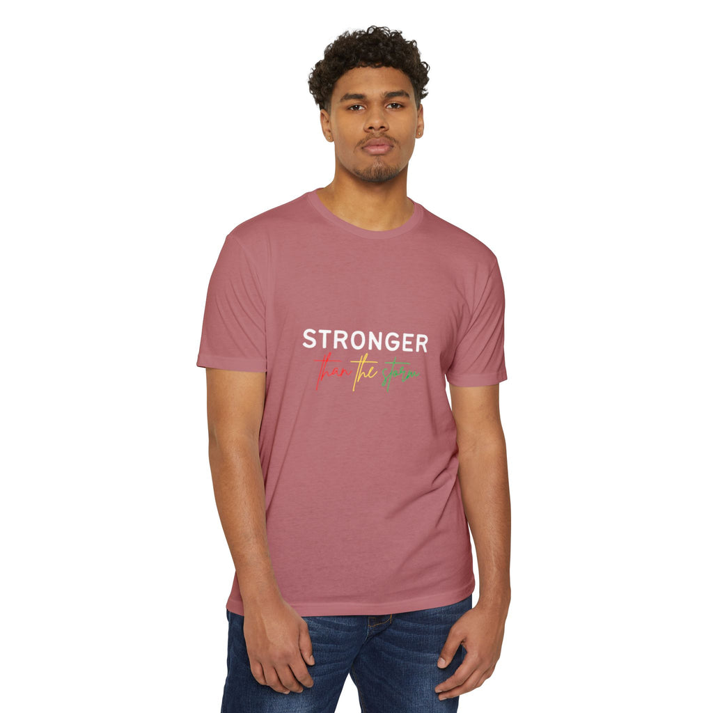 Stronger Than The Storm Tee — Inspirational Resilience Graphic T-Shirt