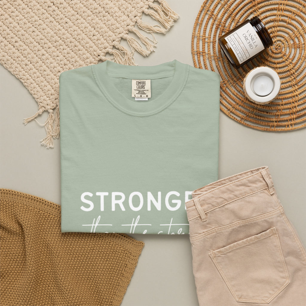 Stronger Than The Storm T-Shirt — Jamaica Lover Inspirational Tee