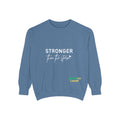 Stronger Than the Storm Sweatshirt — Inspirational Crewneck for Jamaica Lover