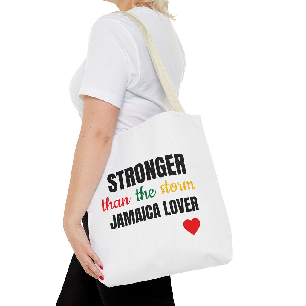 Stronger Than The Storm Jamaica Lover Tote Bag