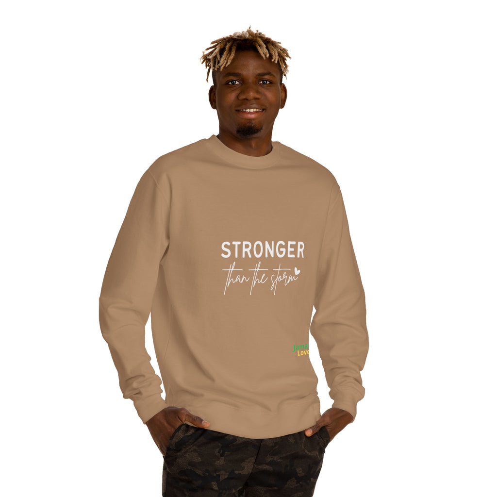 Stronger Than The Storm Sweatshirt — Inspirational Recovery Crewneck