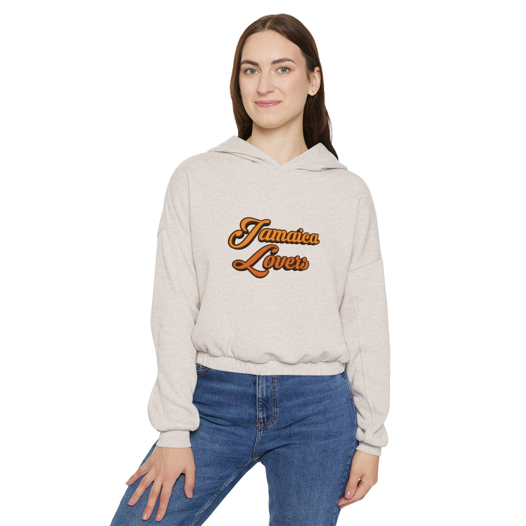 Jamaica Lovers Women's Cropped Hoodie - Trendy, Stylish Pullovers for Vacation, Casual Wear, Gifts, Beach Days, Summer Vibes