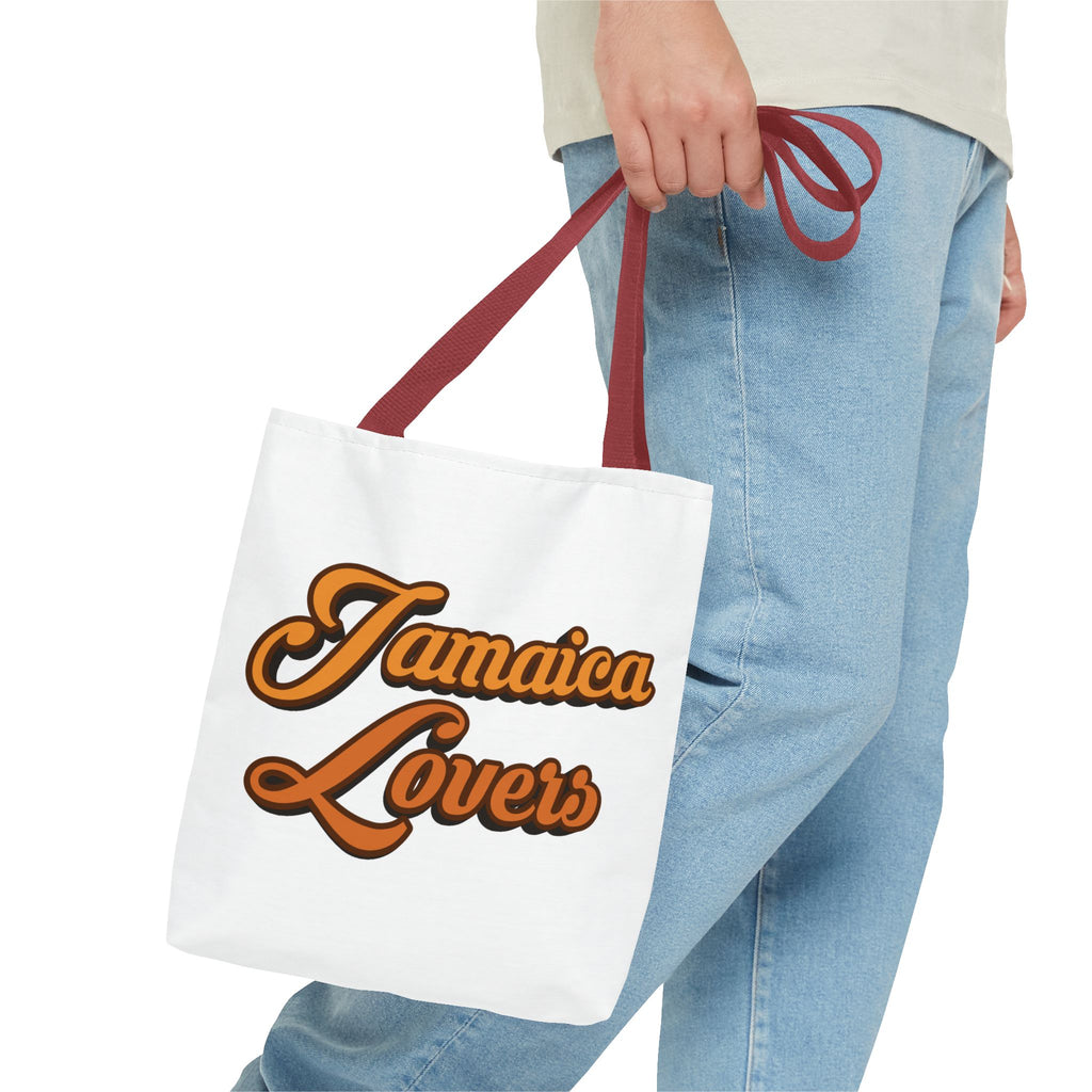 Jamaica Lovers Tote Bag - Stylish AOP Carryall for Beach Days, Travel, Gift Ideas, Festivals, Eco-Friendly Fashion