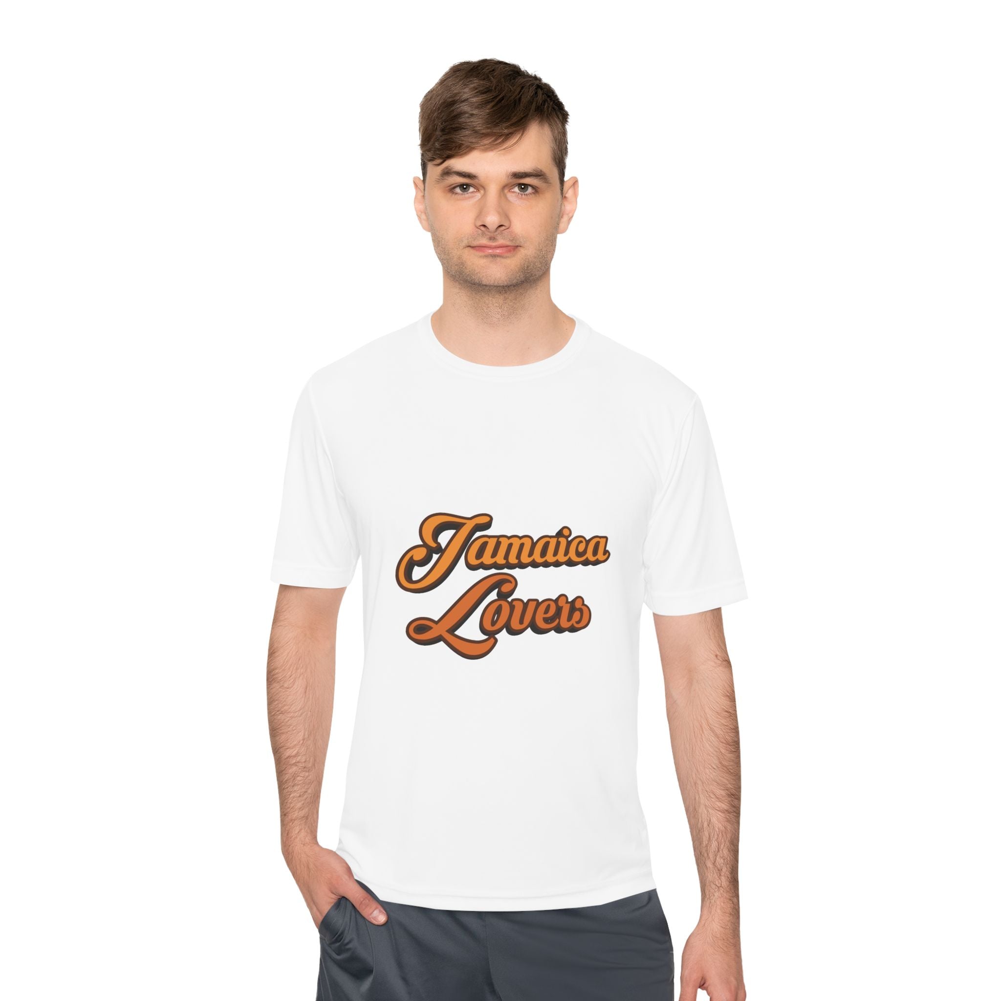 Jamaica Lovers Unisex Moisture Wicking Tee, Cool Summer Wear, Beach Shirt, Vacation Gear, Travel Apparel, Gift for Friends