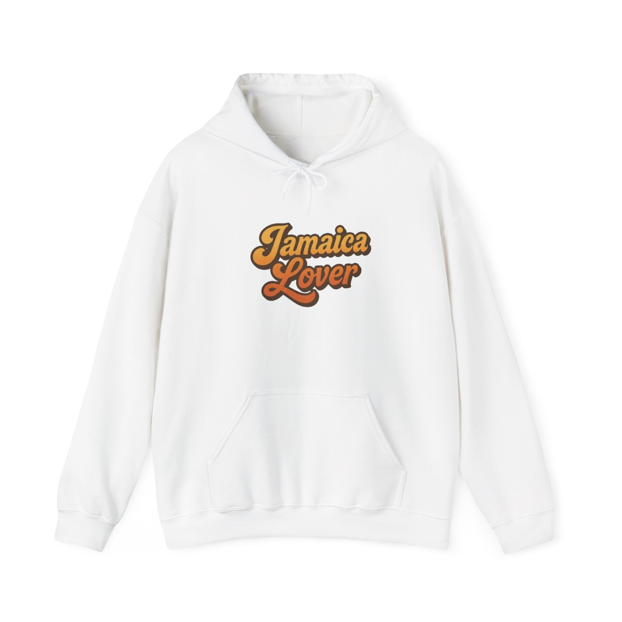 Jamaica Lover Hoodie — Retro Script Pullover for Jamaica Fans