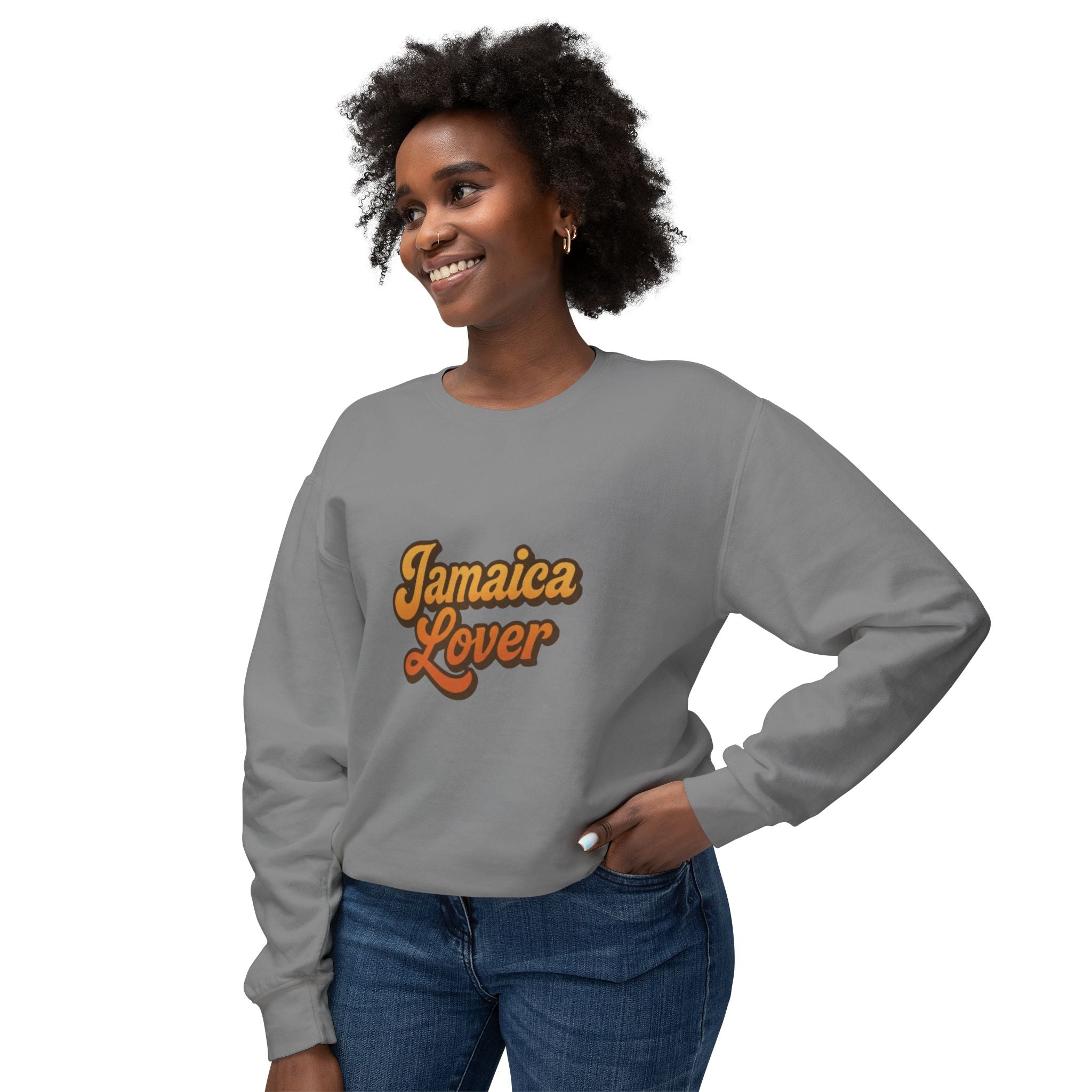 Jamaica Lover Crewneck Sweatshirt – Retro Tropical Travel Tee