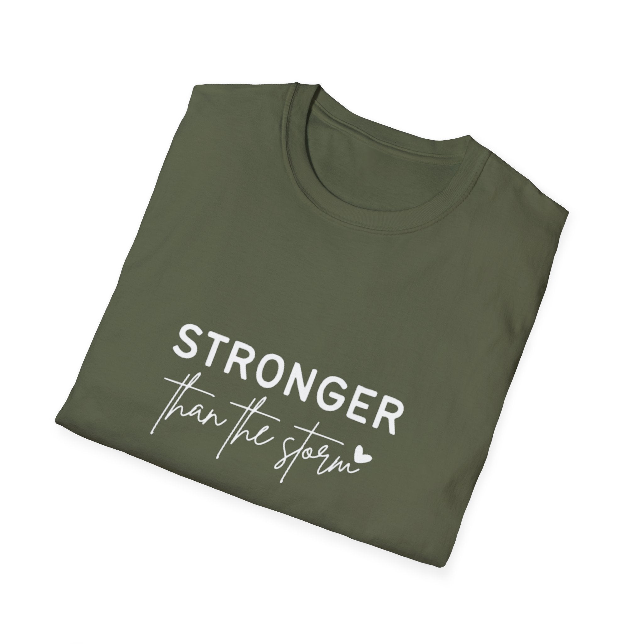 T-Shirt — "Stronger Than the Storm" Jamaica Lover Inspirational Tee