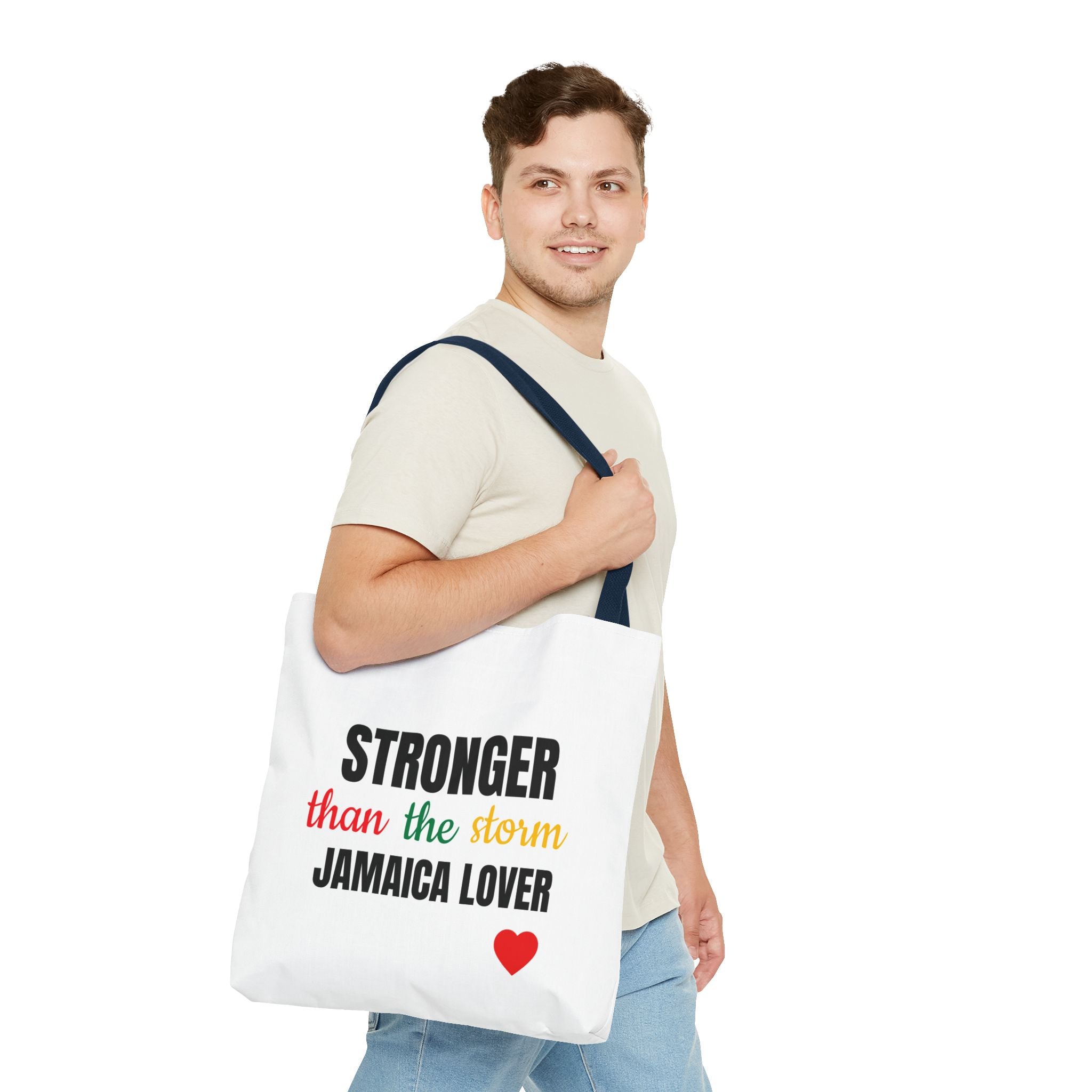 Stronger Than The Storm Jamaica Lover Tote Bag