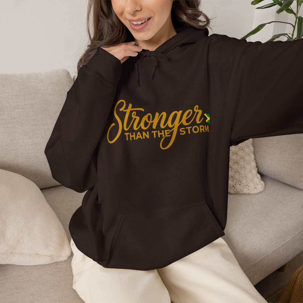 Stronger Than The Storm Hoodie – Inspirational Resilience Sweatshirt