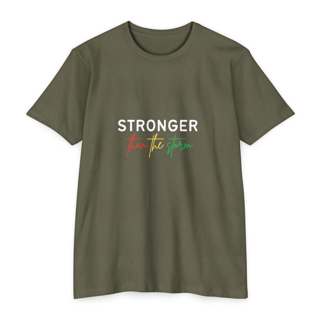Stronger Than the Storm T-Shirt — Inspirational Resilience Tee