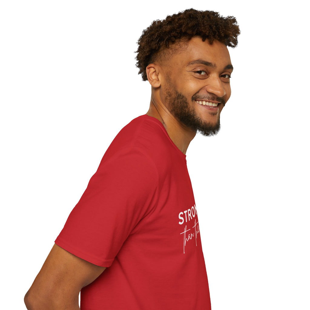T-Shirt — "Stronger Than the Storm" Jamaica Lover Inspirational Tee