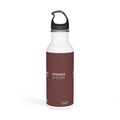 Stainless Steel Water Bottle — "Stronger from the Struggle" Inspirational Sports Bottle