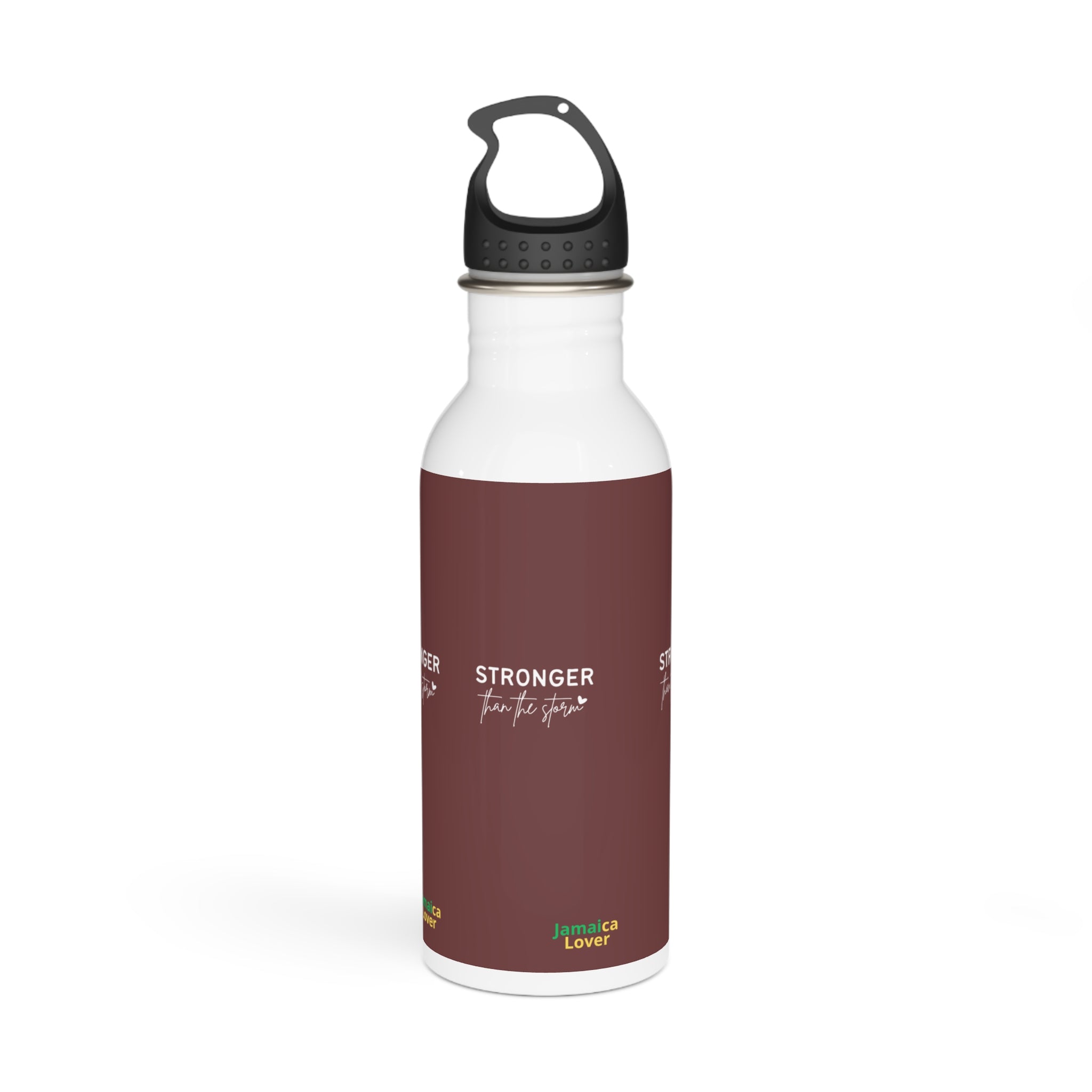 Stainless Steel Water Bottle — "Stronger from the Struggle" Inspirational Sports Bottle