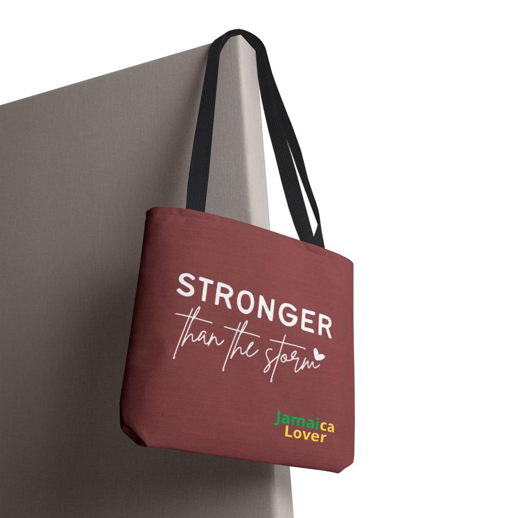 Stronger Than The Storm Jamaica Lover Tote Bag