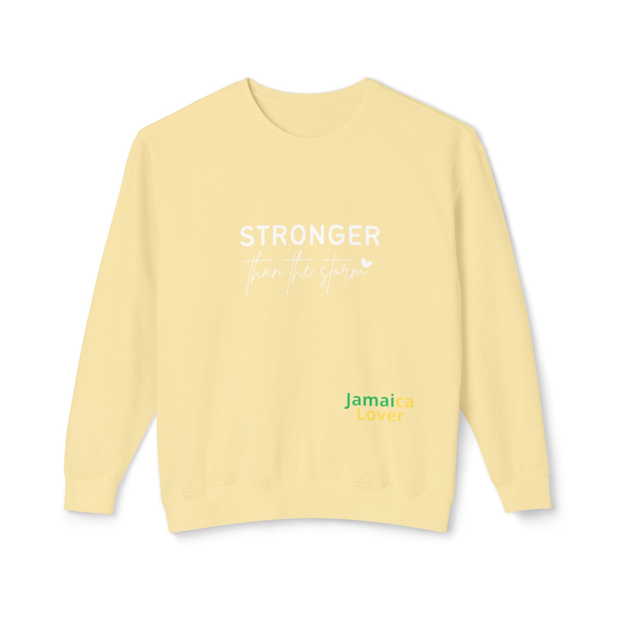 Stronger Than You Crewneck Sweatshirt — Inspirational Lightweight Pullover