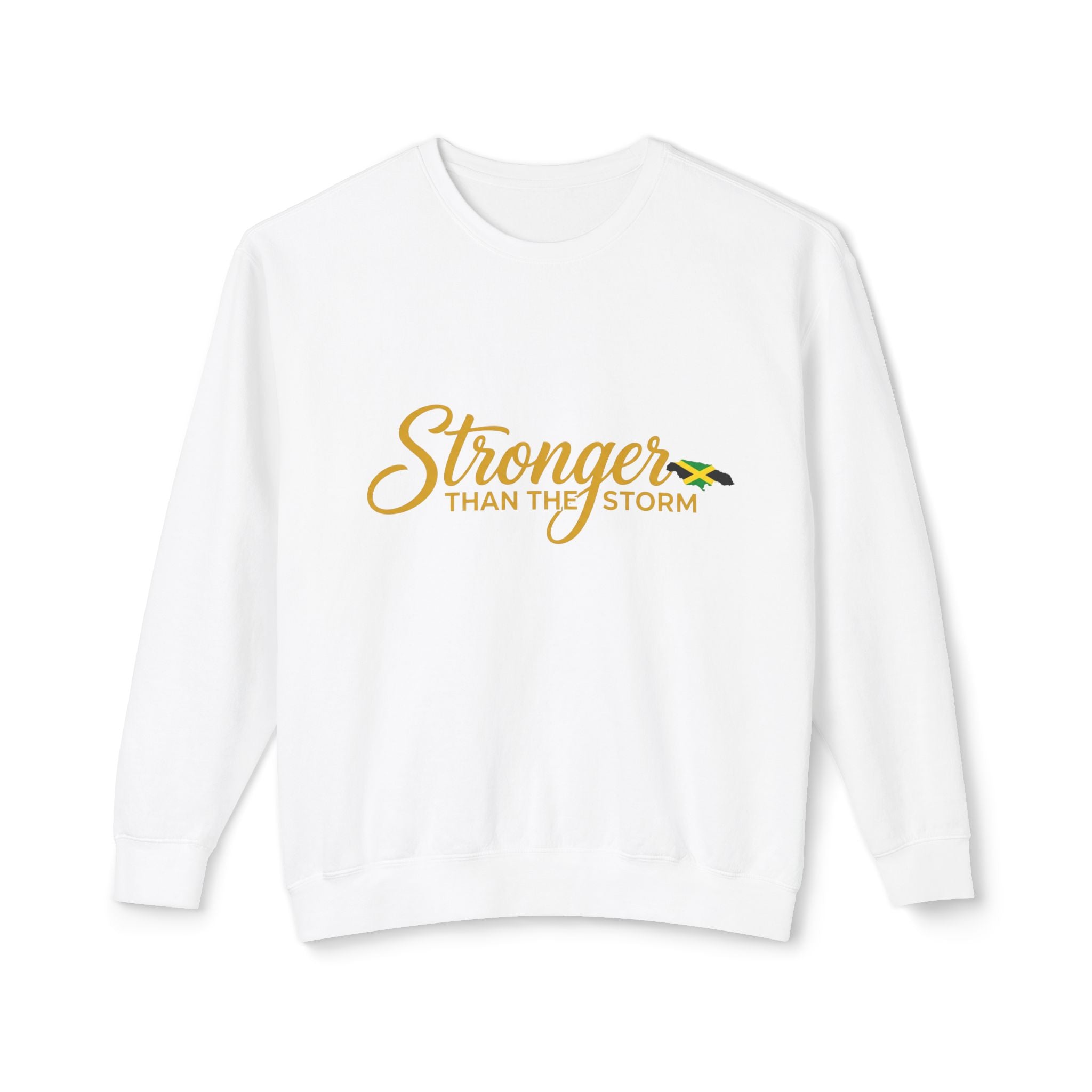 Stronger Than The Storm Sweatshirt — Inspirational Crewneck