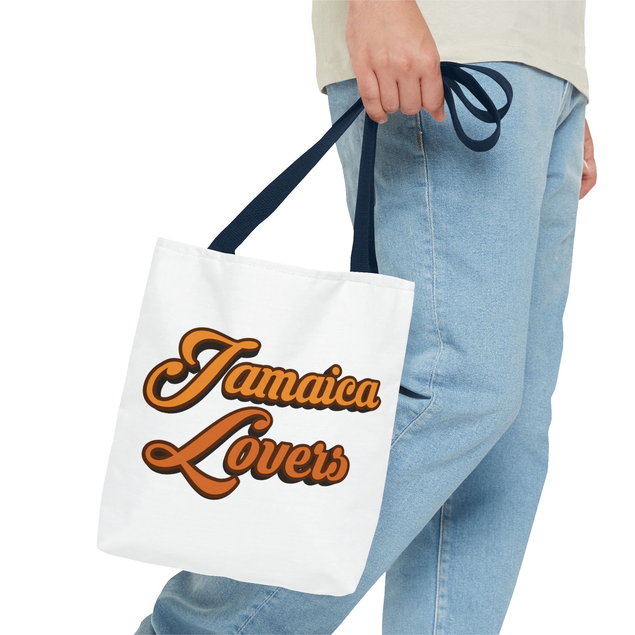 Jamaica Lovers Tote Bag - Stylish AOP Carryall for Beach Days, Travel, Gift Ideas, Festivals, Eco-Friendly Fashion