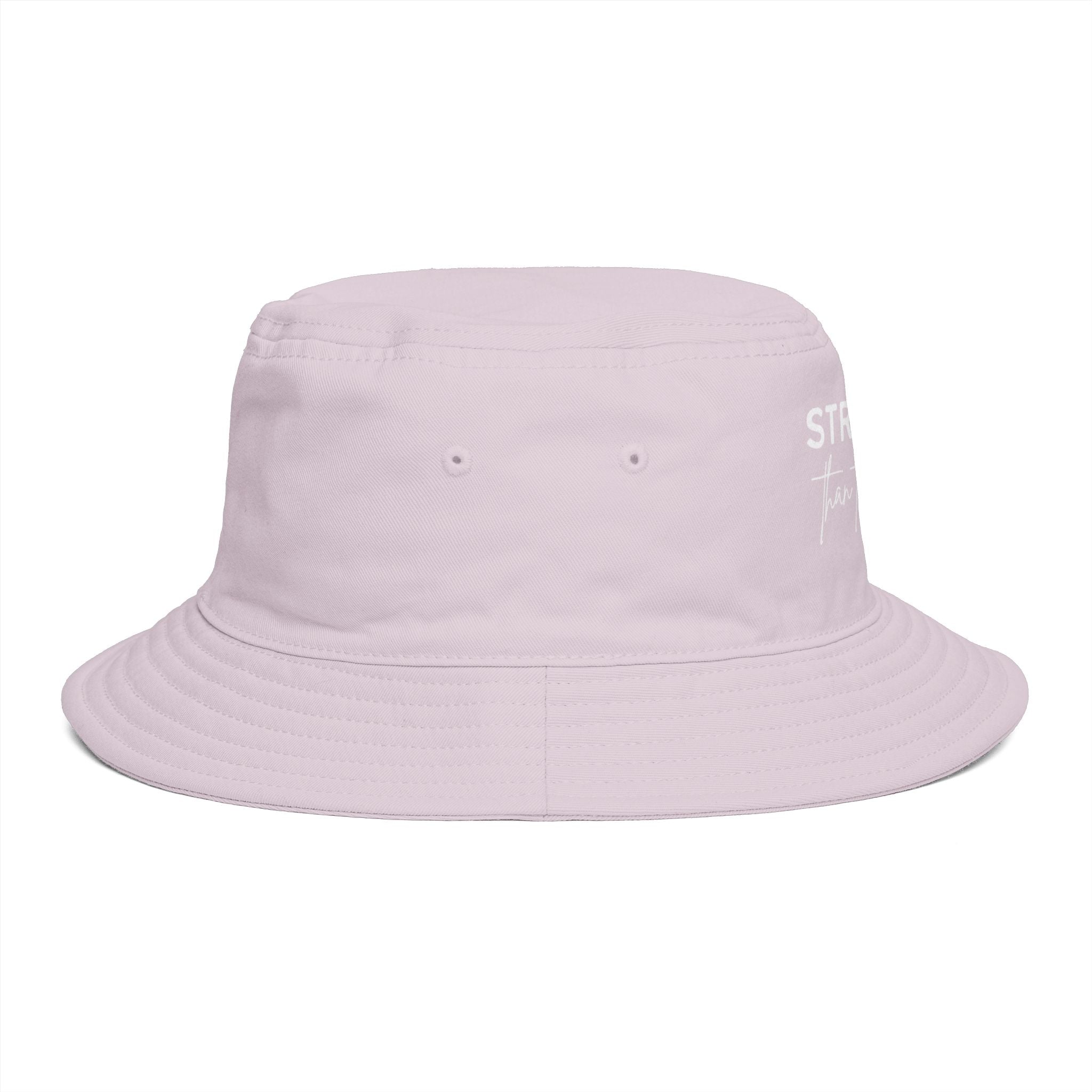 Stronger Than the Storm Bucket Hat – Jamaica Lover Inspirational Sun Hat