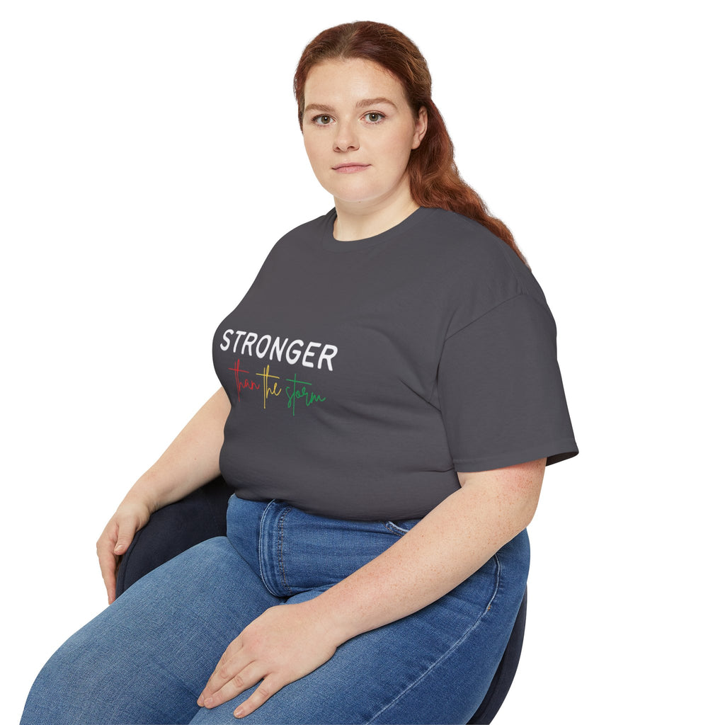 Stronger Than The Storm T-Shirt — Resilience Motivational Tee