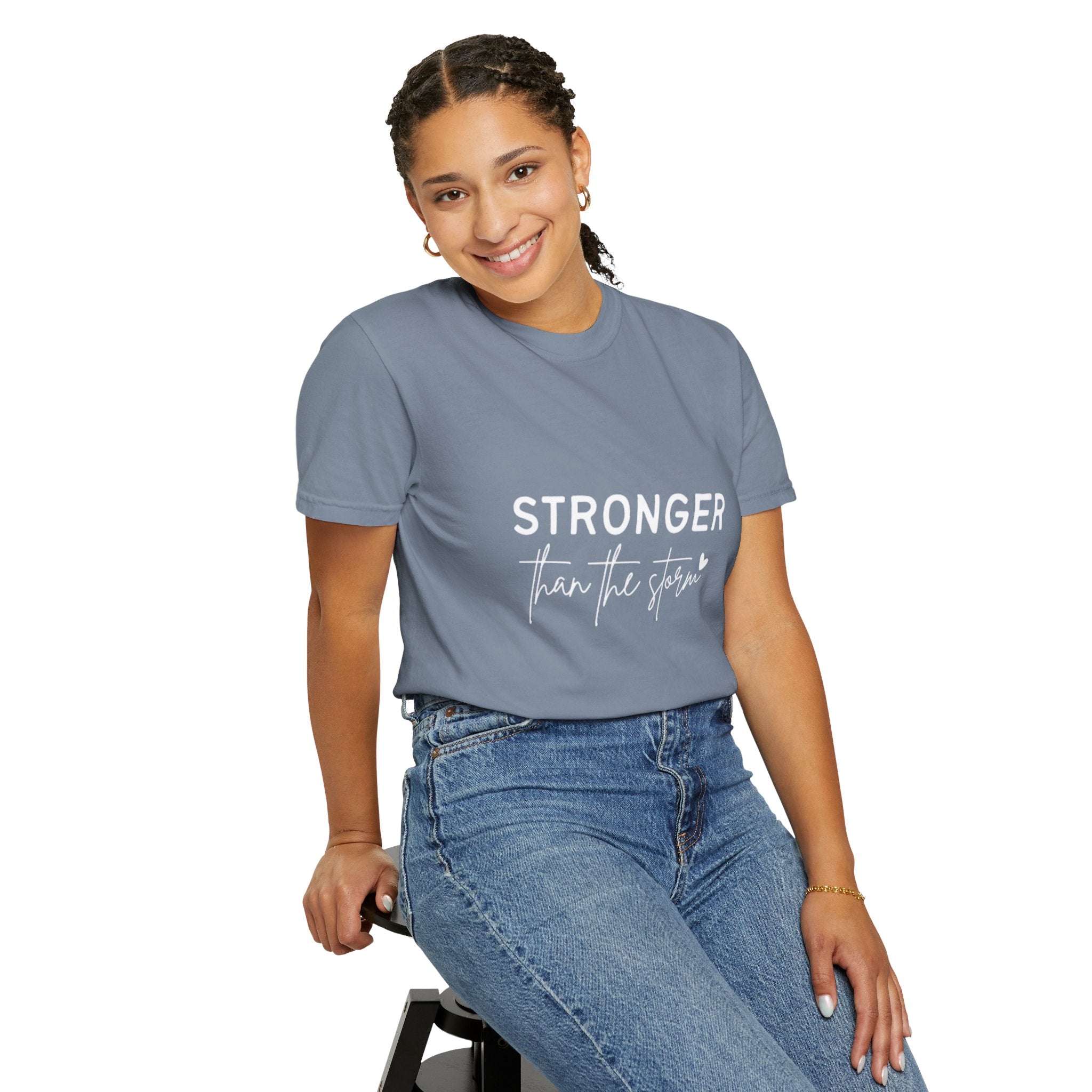Stronger Than The Storm T-Shirt — Jamaica Lover Inspirational Tee