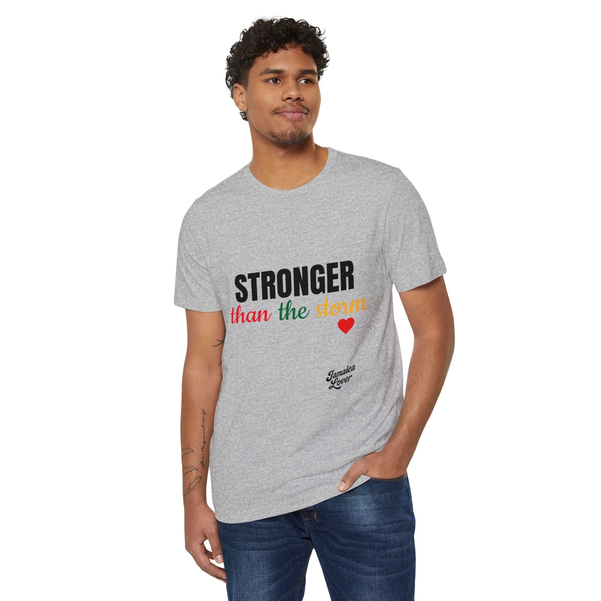 Stronger Than the Storm T-Shirt — Inspirational Graphic Tee