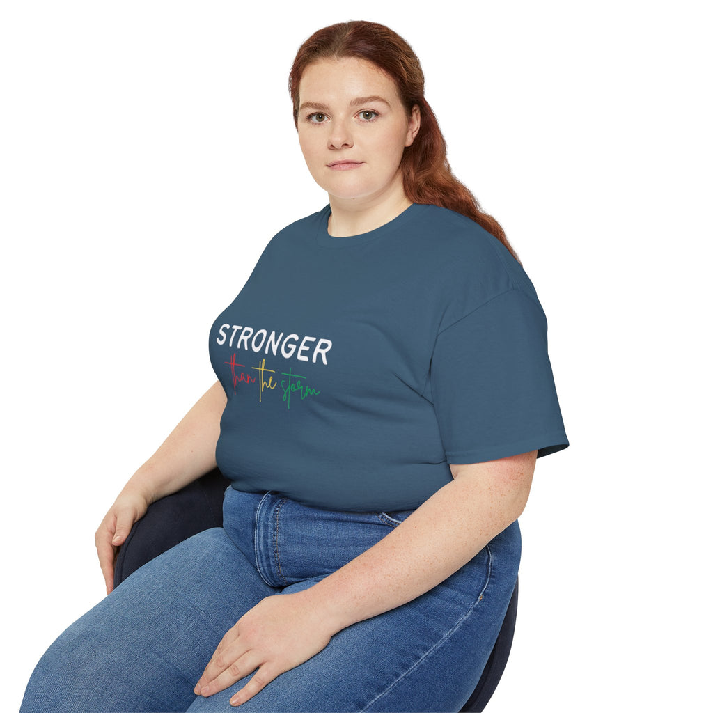 Stronger Than The Storm T-Shirt — Resilience Motivational Tee