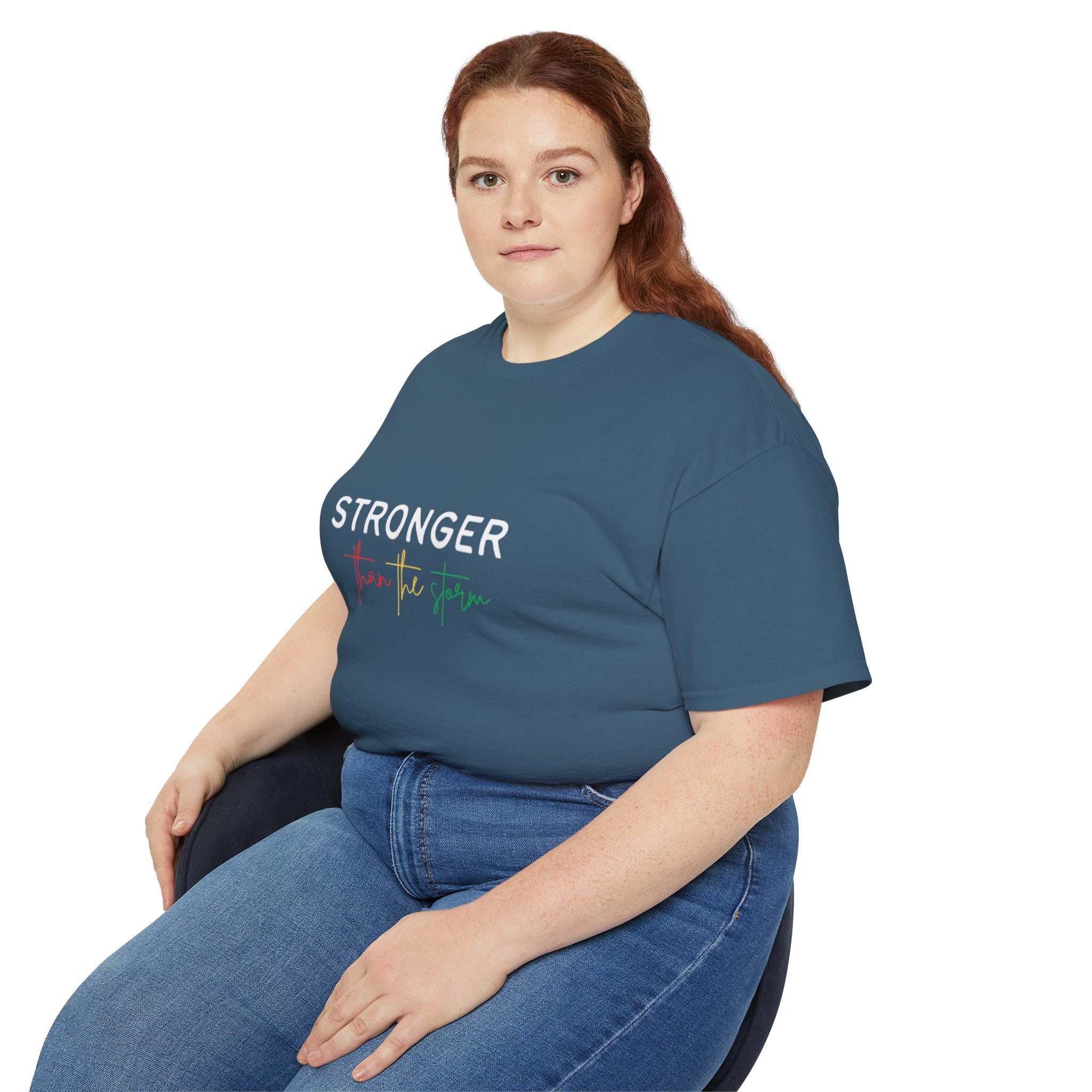 Stronger Than The Storm T-Shirt — Resilience Motivational Tee