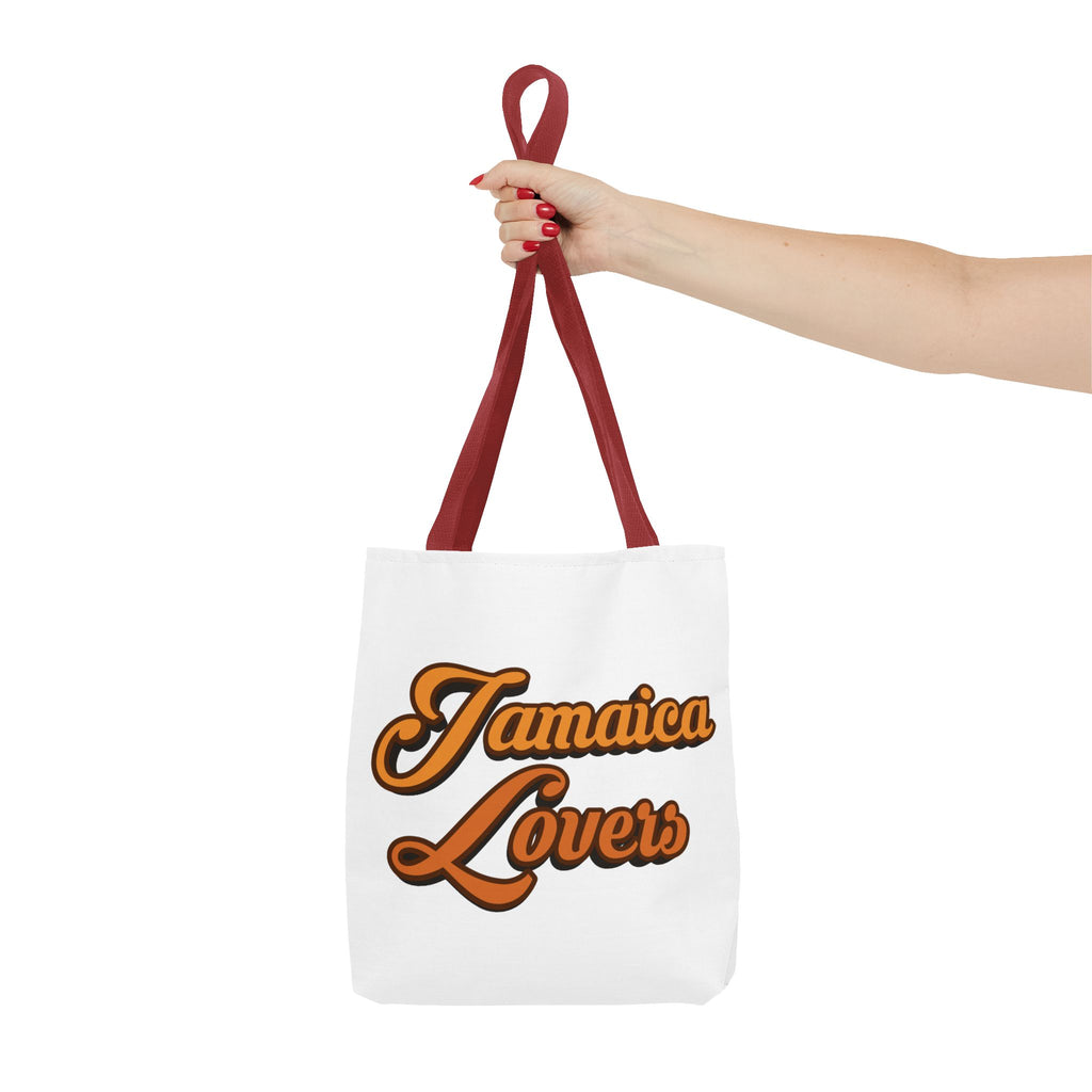 Jamaica Lovers Tote Bag - Stylish AOP Carryall for Beach Days, Travel, Gift Ideas, Festivals, Eco-Friendly Fashion